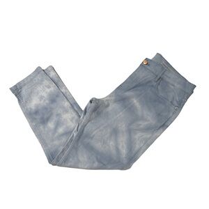 Relaxed Blue Jeans with Faded Look